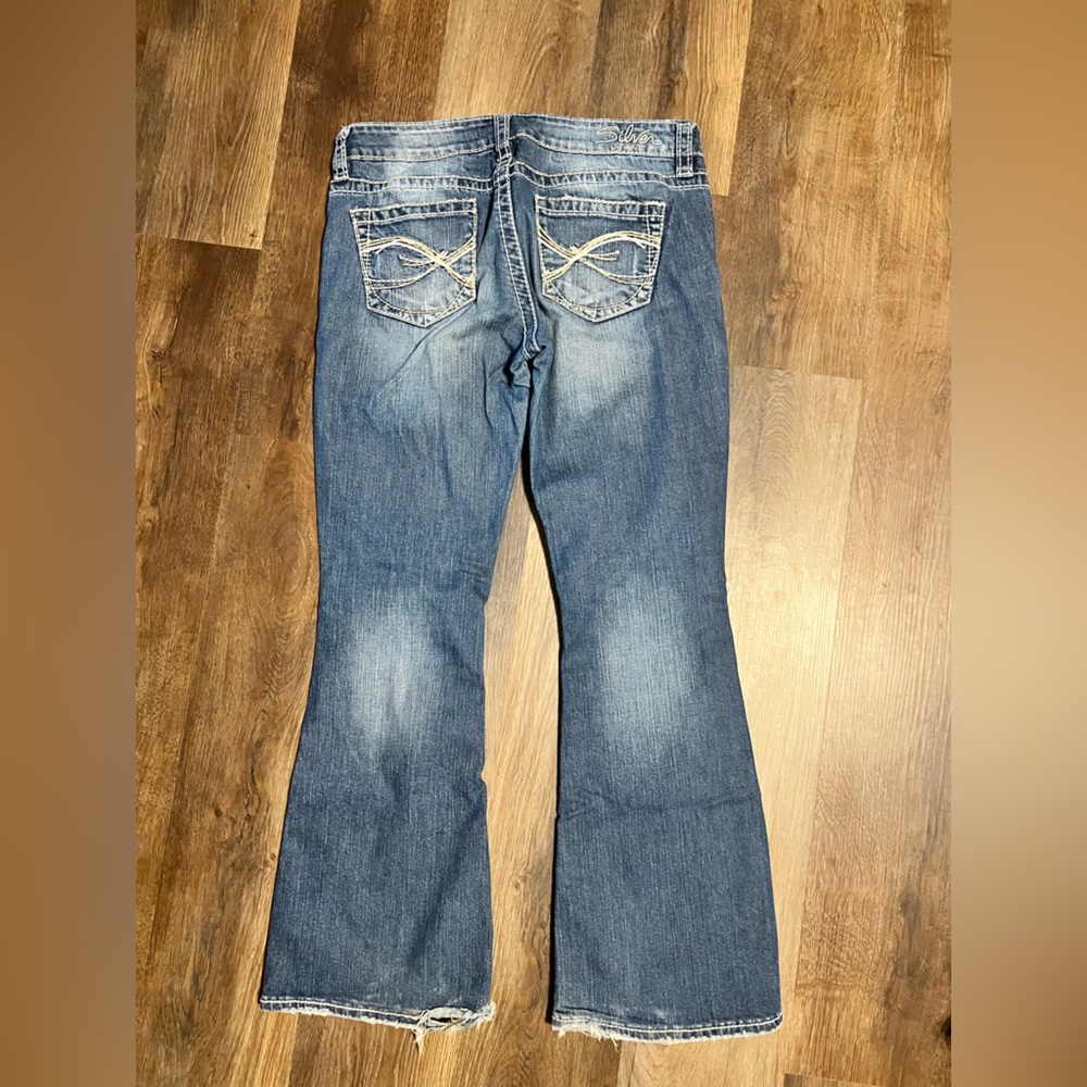 Women’s silver jeans Eden  flare, 29 x 31